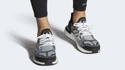 adidas Ultra Boost 19.5 DNA White Black On Foot