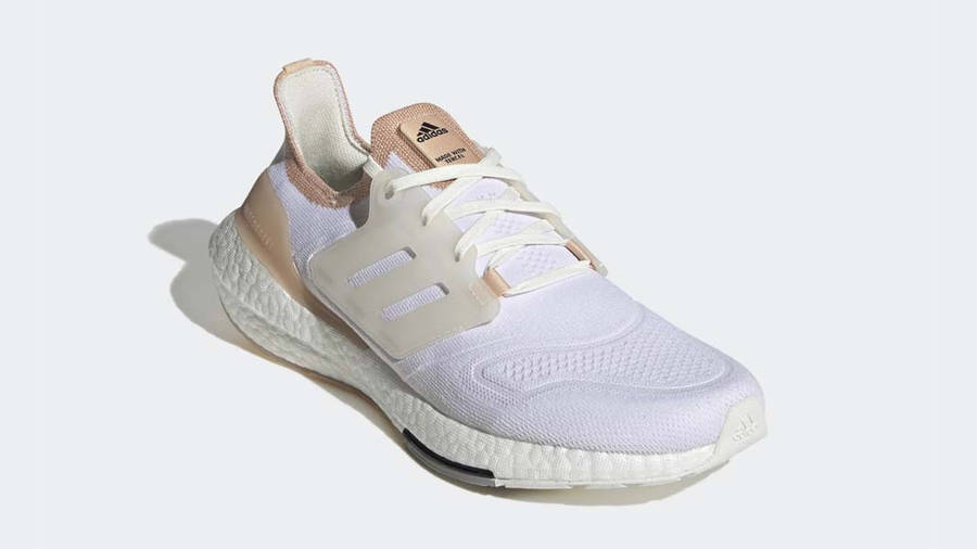 adidas Ultra Boost 22 White Halo Blush Front