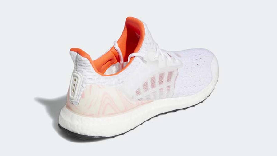 adidas Ultra Boost Clima Cool 2 DNA White Solar Red Back