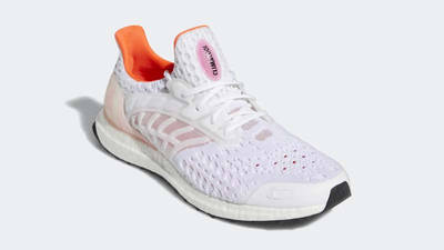 adidas Ultra Boost Clima Cool 2 DNA White Solar Red Front