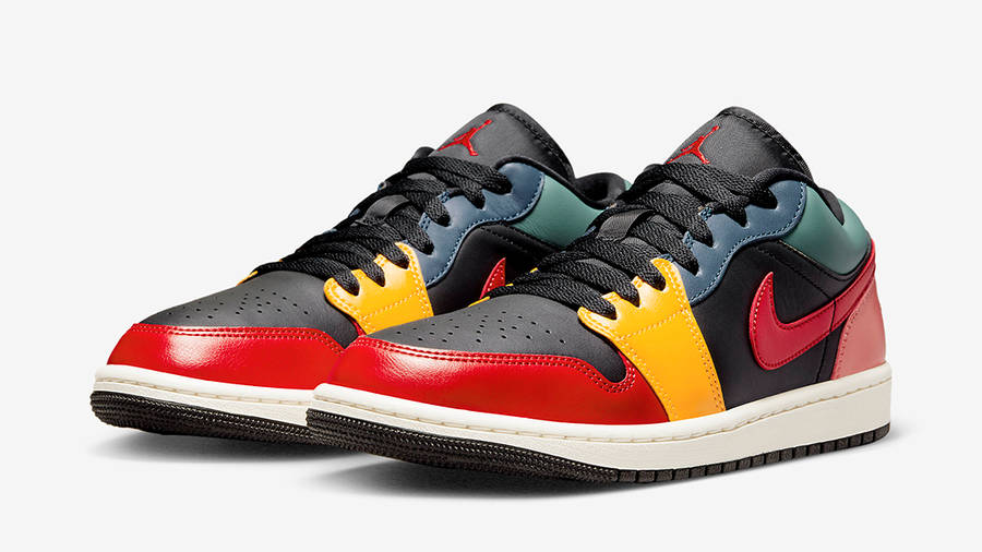 Air Jordan 1 Low Black Multi Where To Buy DN3739060 The Sole