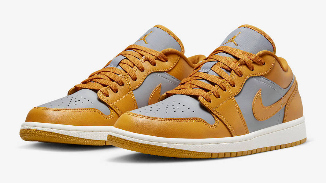 Air Jordan 1 Low Grey Curry DC0774-020 Side