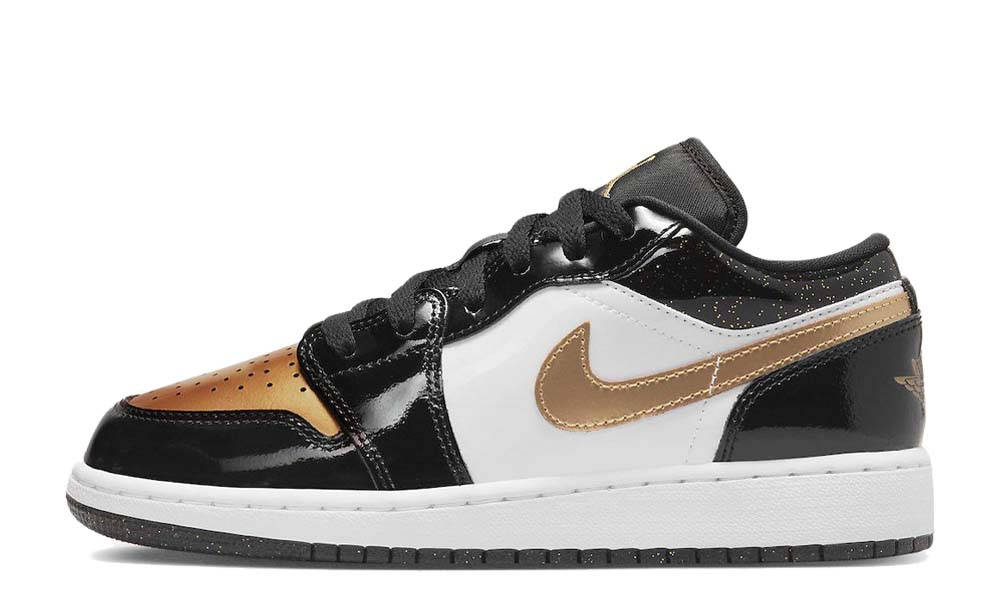 Air jordan 1 low sales black gold