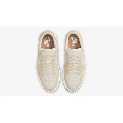 Air Jordan 1 Low LV8D Tan Suede DH7004-101 Top