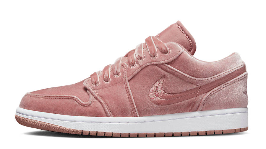 pink velvet jordan 1