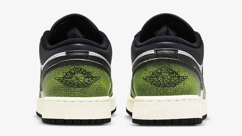 Air Jordan 1 Low SE GS Electric Green Back