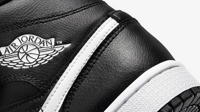 Air Jordan 1 Mid Black White DV0991-001 Detail 2