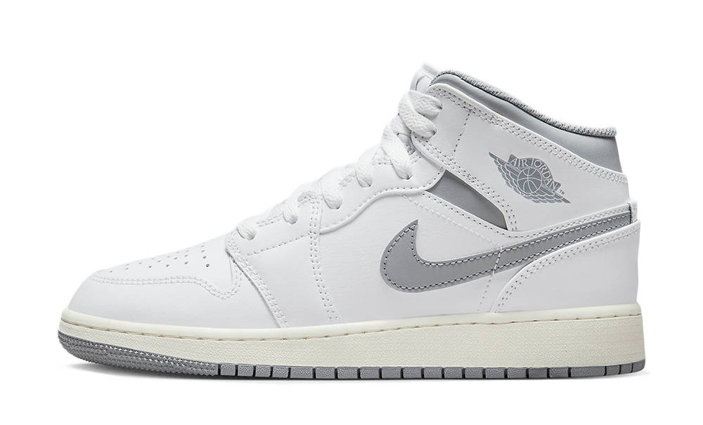 Air Jordan 1 Mid GS Neutral Grey
