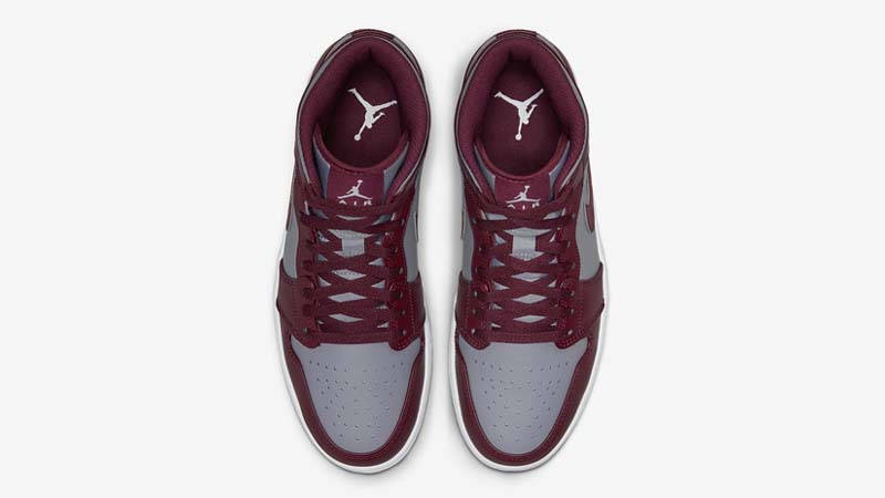 Air Jordan 1 Mid Team Red Middle