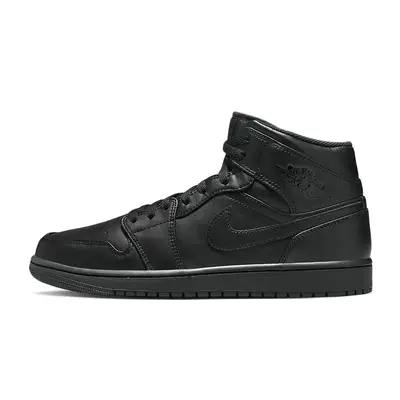 Air Jordan 1 Mid Triple Black 554724-093