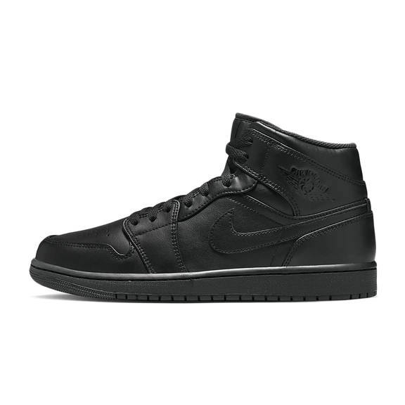 Air Jordan 1 Mid Triple Black 554724-093