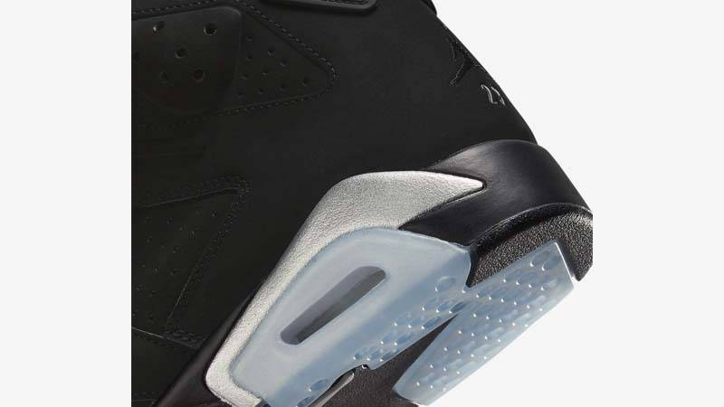 Air Jordan 6 Retro Chrome Closeup