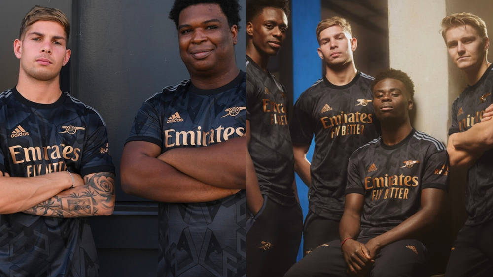 Image via Arsenal Arsenal's 2022/23 Away Shirt Arrives in Sleek Form