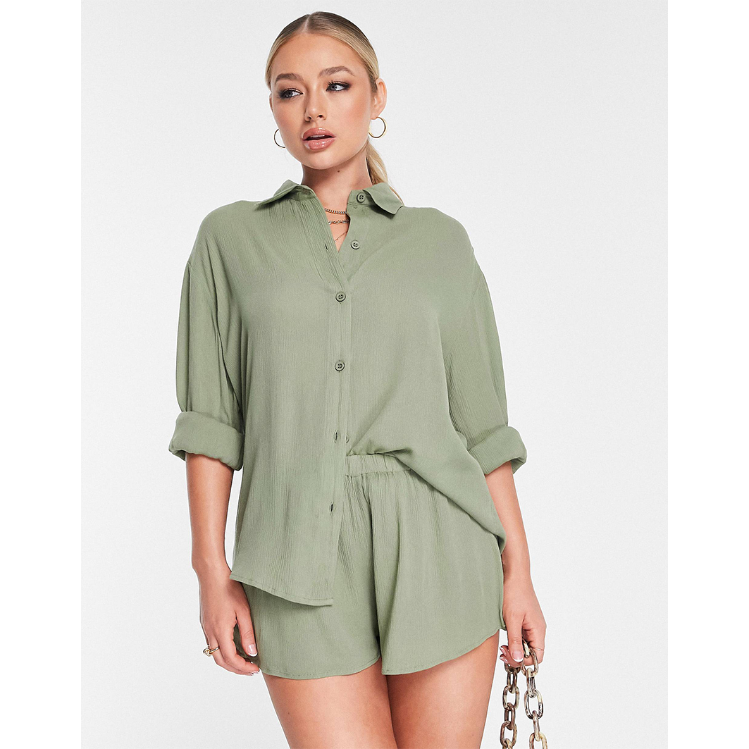 ASOS Beach Shirt Khaki