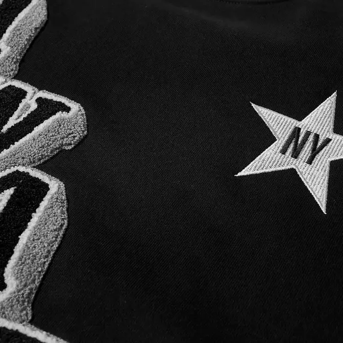 Bolton Full Zip Sweatshirt Sweat Black Logo Closeup
