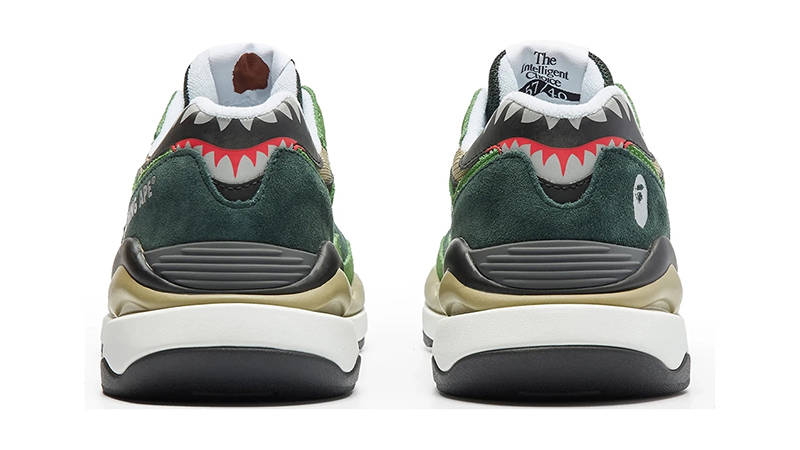 Bape x New Balance 57-40 Camo Green Back