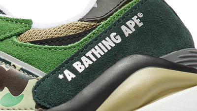 Bape x New Balance 57-40 Camo Green Detail