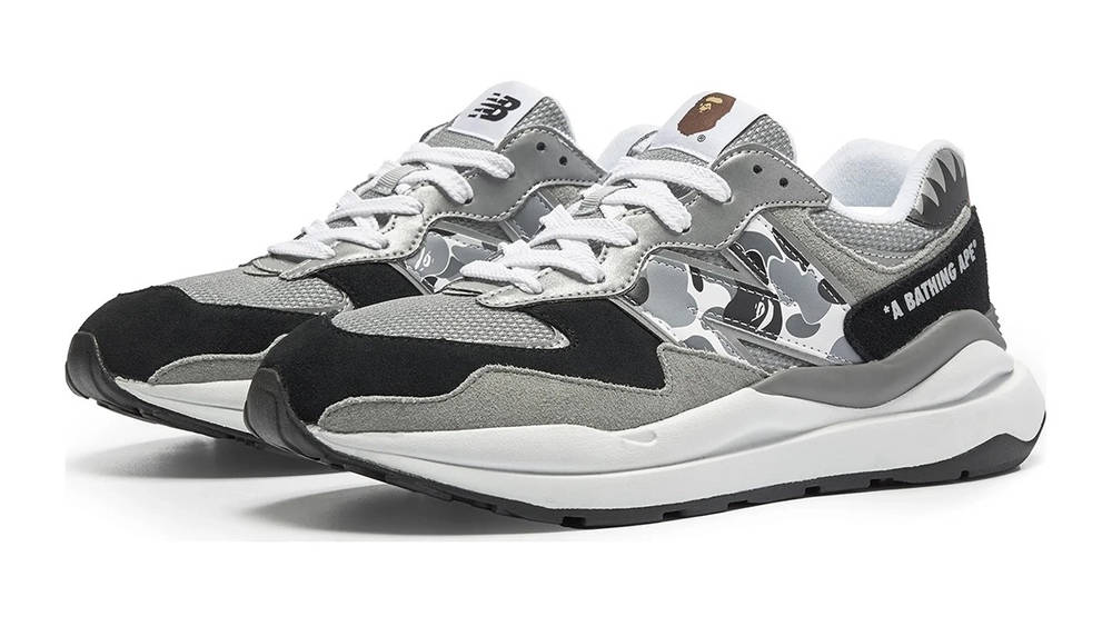 BAPE x New Balance 57:40 Camo Grey