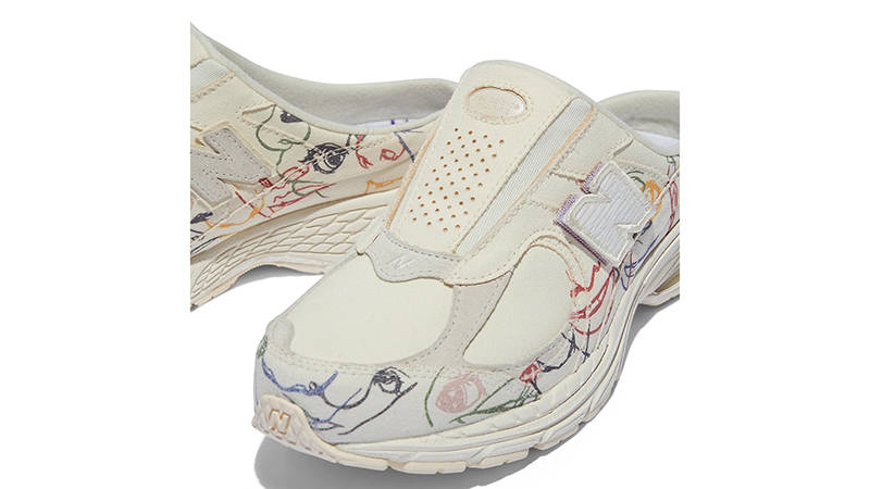 Bryant Giles x New Balance 2002R Mule White M2002RM1 Detail