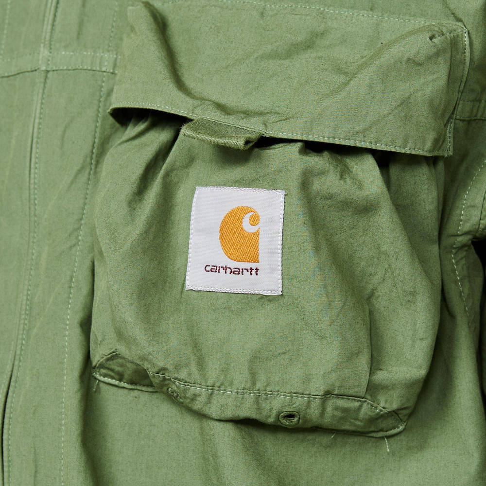 Carhartt WIP Berm Shirt Green logo