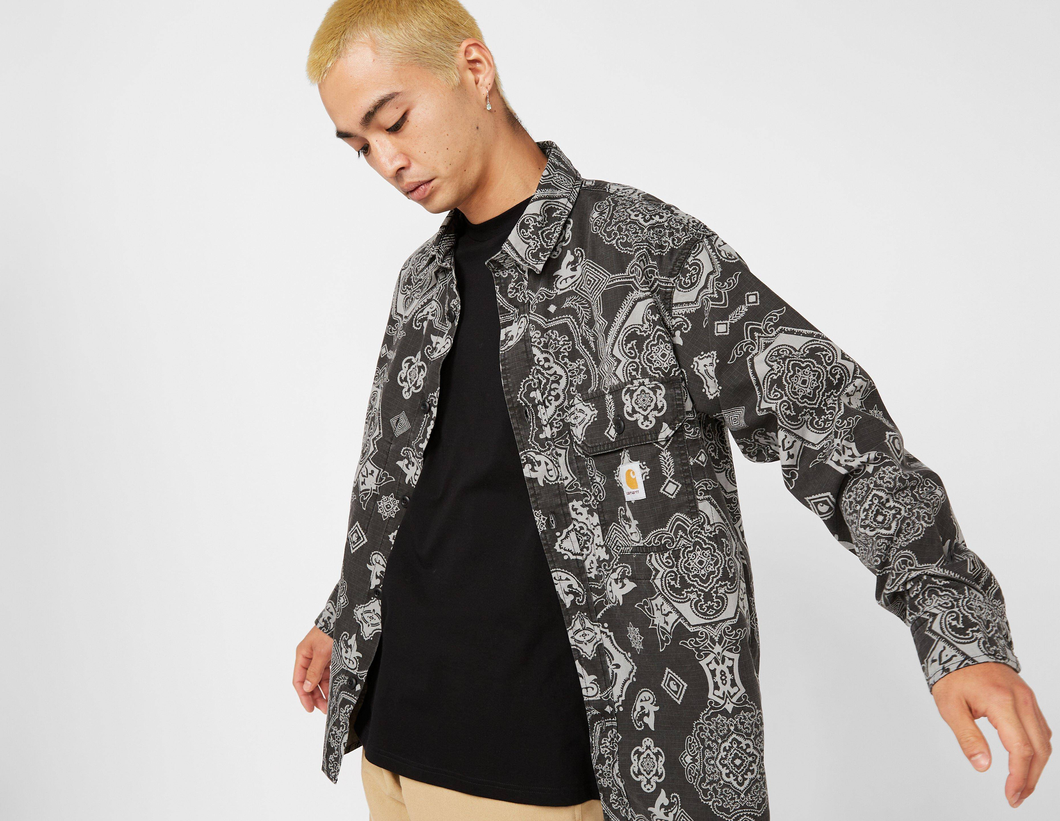 Carhartt WIP Long Sleeve Verse Shirt Black Print side