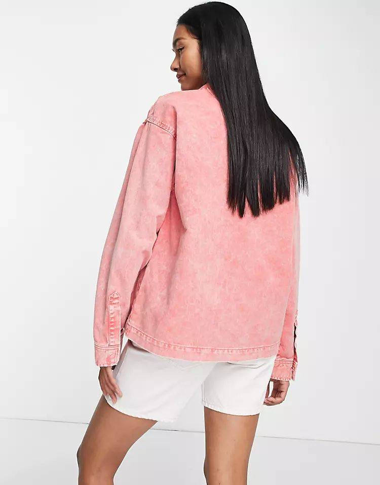 Carhartt WIP Sonora Shacket Coral Backside