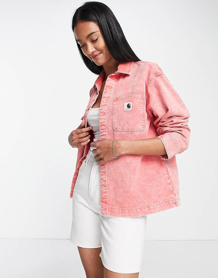 Carhartt WIP Sonora Shacket Coral Feature