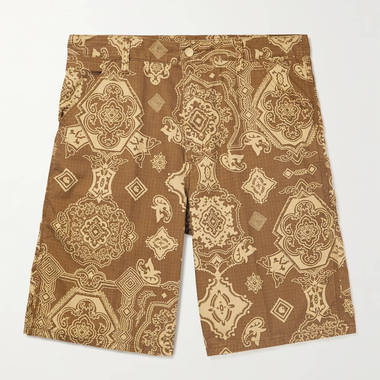 Carhartt WIP Straight-Leg Printed Cotton-Ripstop Shorts