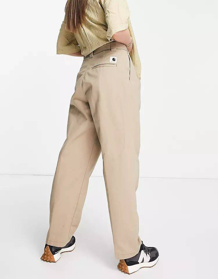 Carhartt WIP Tristin Chino Trousers Beige Backside
