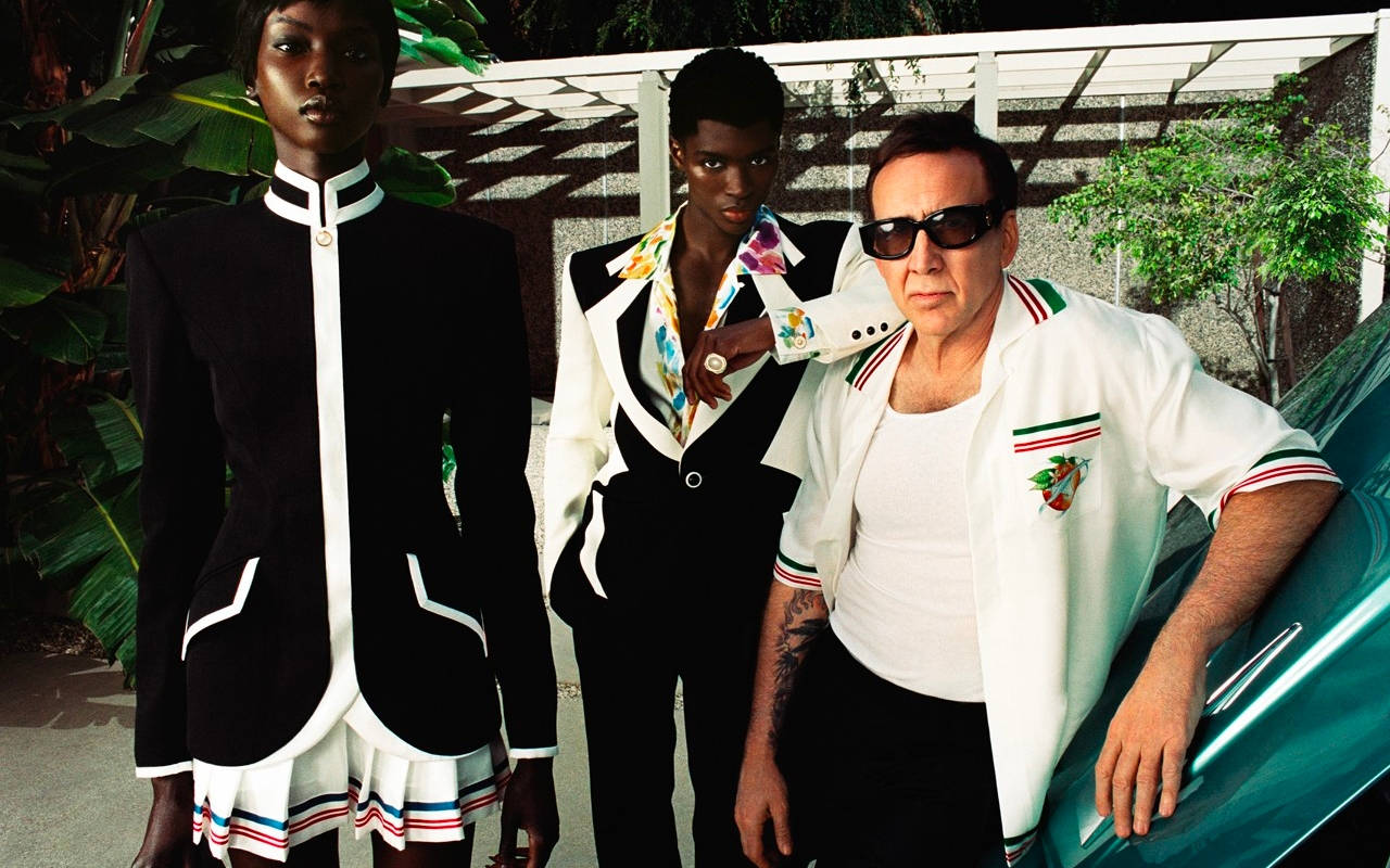 Nicolas Cage Fronts Casablanca's FW22 Campaign
