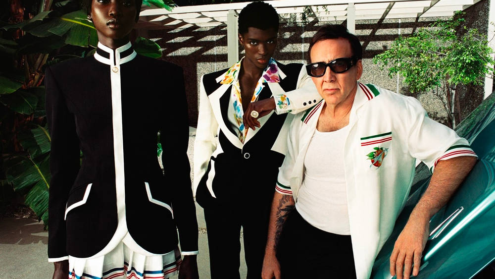 Nicolas Cage Fronts Casablanca's FW22 Campaign