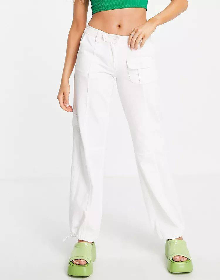 COLLUSION Low Rise Cargo Trousers 