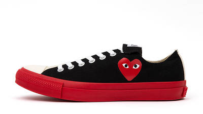 Comme des Garcons Play x Converse Chuck Taylor All Star Low Black Red