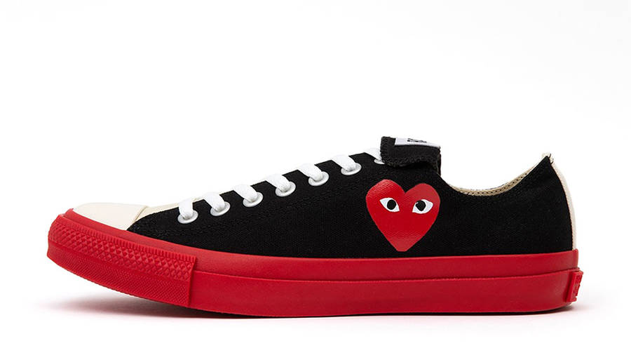 Comme des Garcons Play x Converse Chuck Taylor All Star Low Black Red