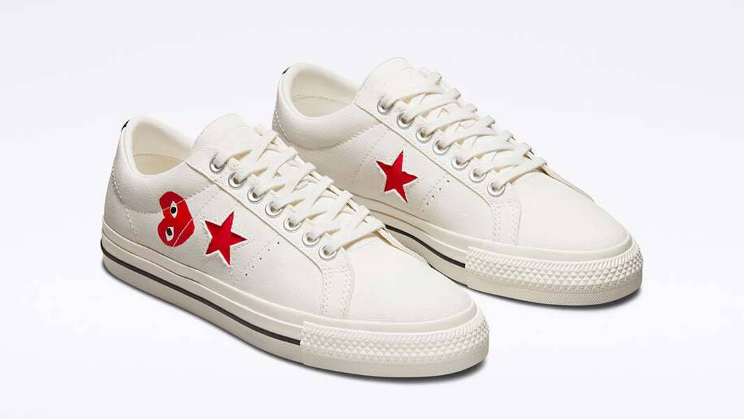 Comme des Garcons Play x Converse One Star Low White Front