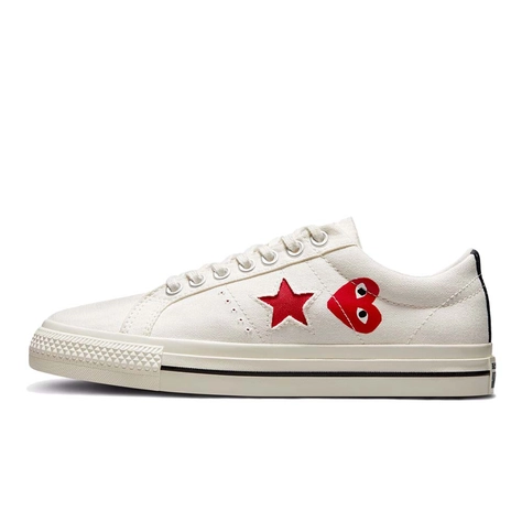 Comme des Garcons Play x Converse One Star Low White