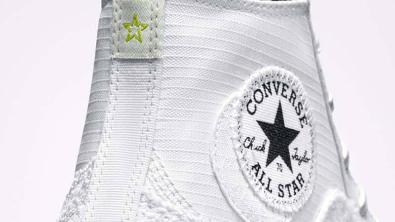 Converse Chuck 70 Hi Renew Remix White Closeup