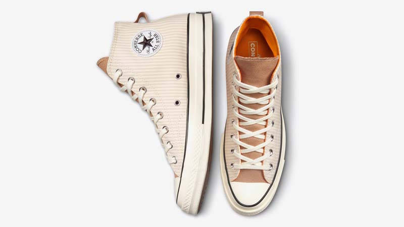 Converse Chuck 70 Hickory Stripe Desert Sand Middle