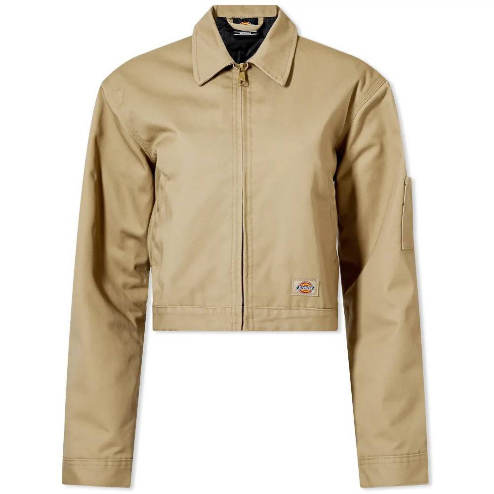 Dickies Lined Eisenhower Cropped Rec Jacket Khaki feature