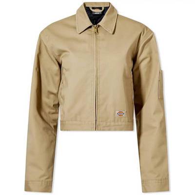 Dickies Lined Eisenhower Cropped Rec Jacket Khaki feature