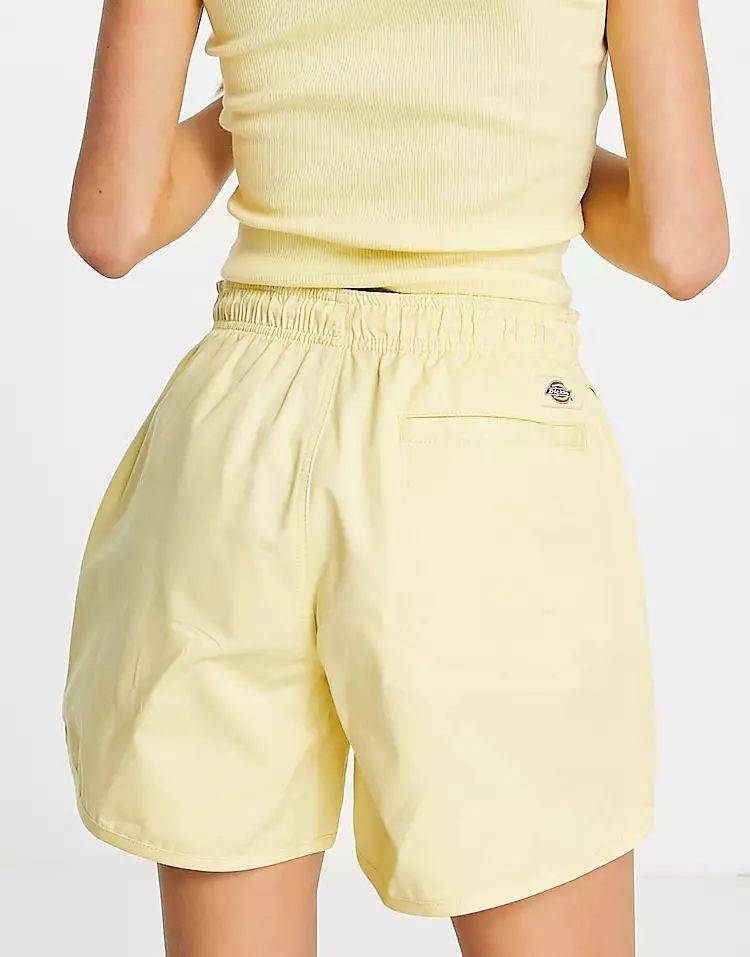 Dickies Victoria Shorts Yellow Backside