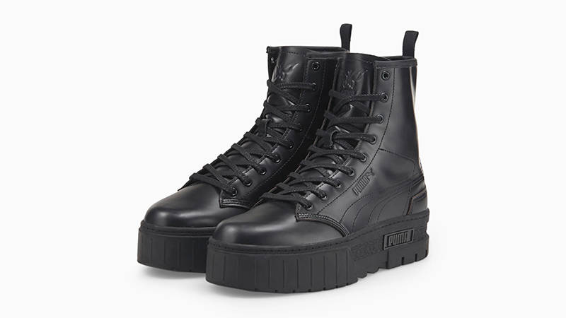 DUA LIPA x PUMA Mayze Boot Black 388611-01 Side