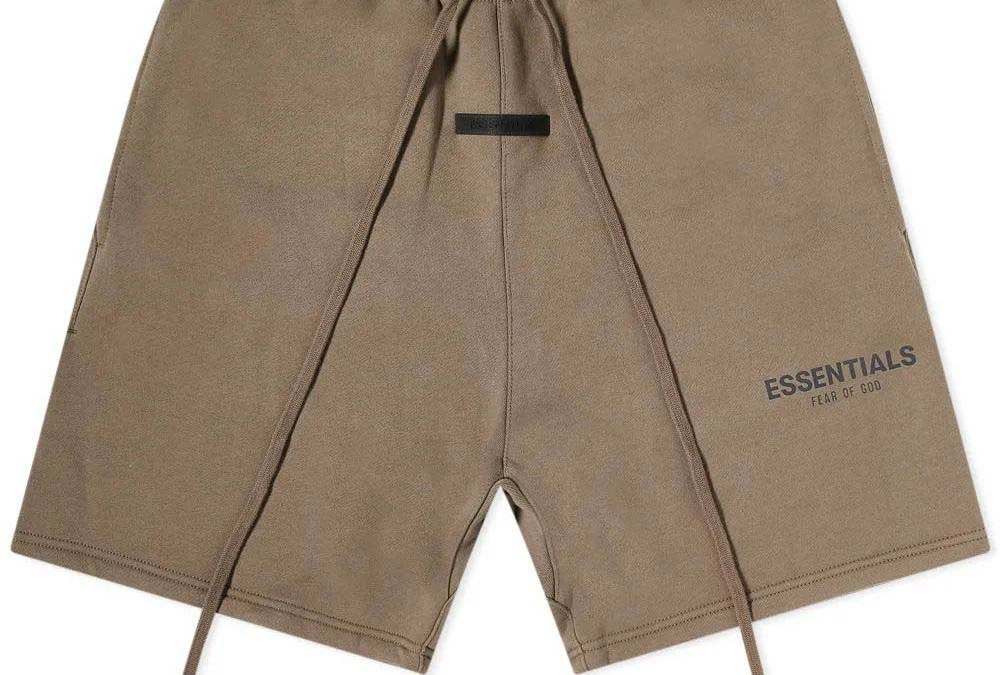 essentials fear of god sweat shorts