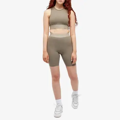 Fear of God Essentials Sports Cycling Short Desert Taupe Full Image