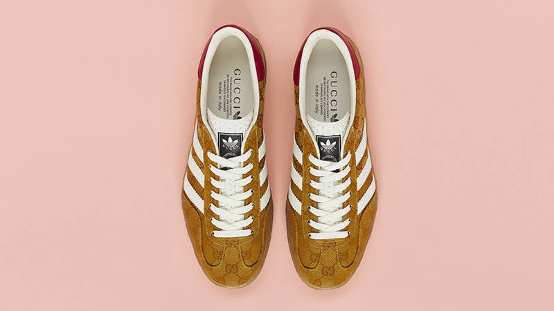 Gucci x adidas Gazelle Mesa White Red HQ8850 Top
