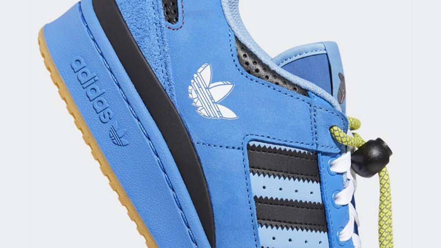 Hebru Brantley x adidas Forum Low Light Blue GZ4403 For Sale â Fit Sporting Goods