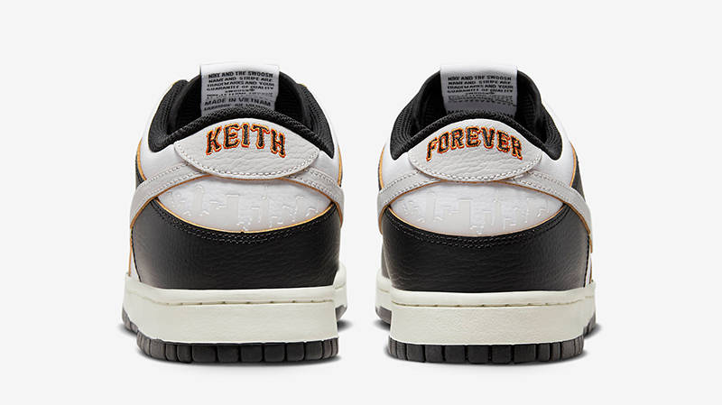 HUF x Nike SB Dunk Low San Francisco White Black FD8775-001 Back