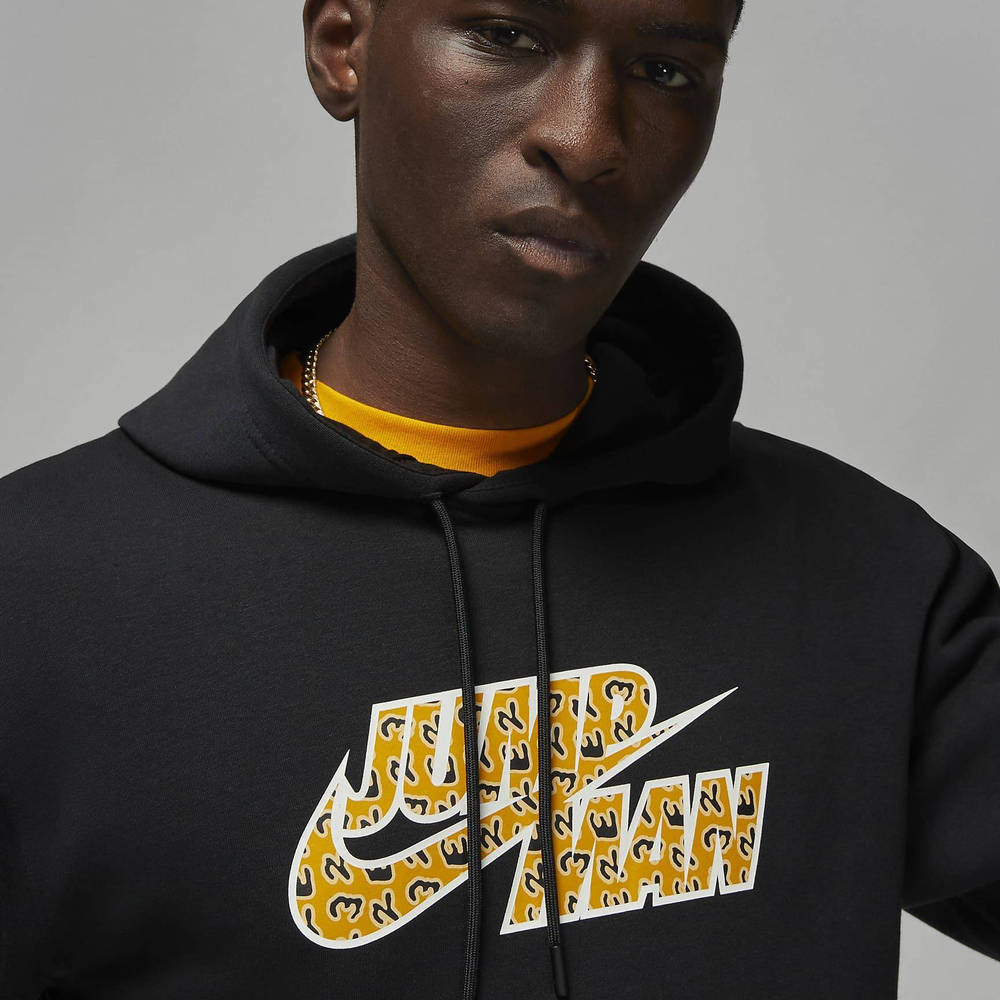 Jordan Flight MVP Jumpman Fleece Sweatshirt - Black | The Sole Supplier