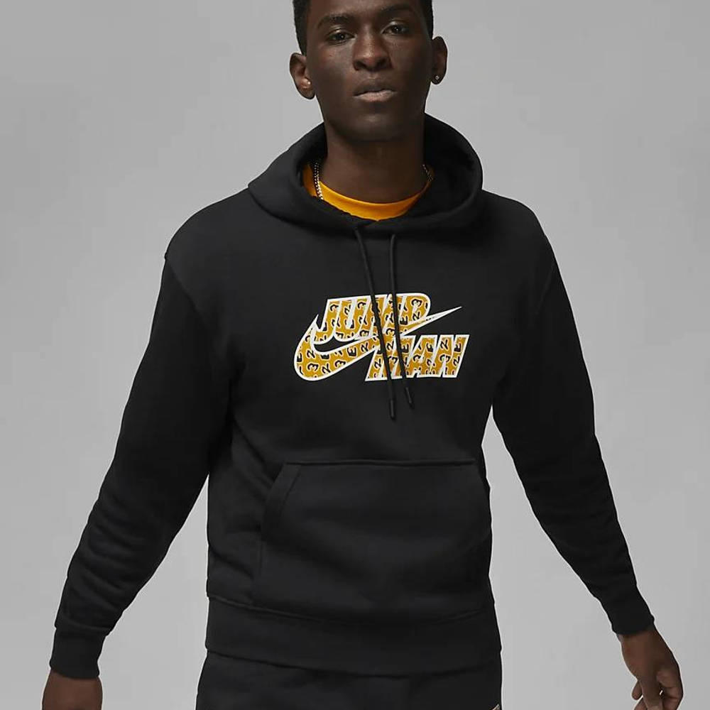 Jordan Flight MVP Jumpman Fleece Sweatshirt - Black | The Sole Supplier