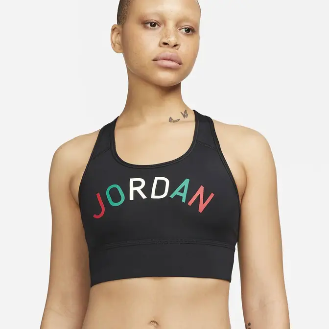Jordan X Nina Chanel Abney Sports Bra Black Feature